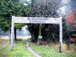 Kousek od vrcholu Ještědu se řadí na downhill kolech. Tenhle trail nese příznačný název.