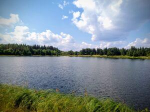 Nový rybník - ano, važně se tak jmenuje.